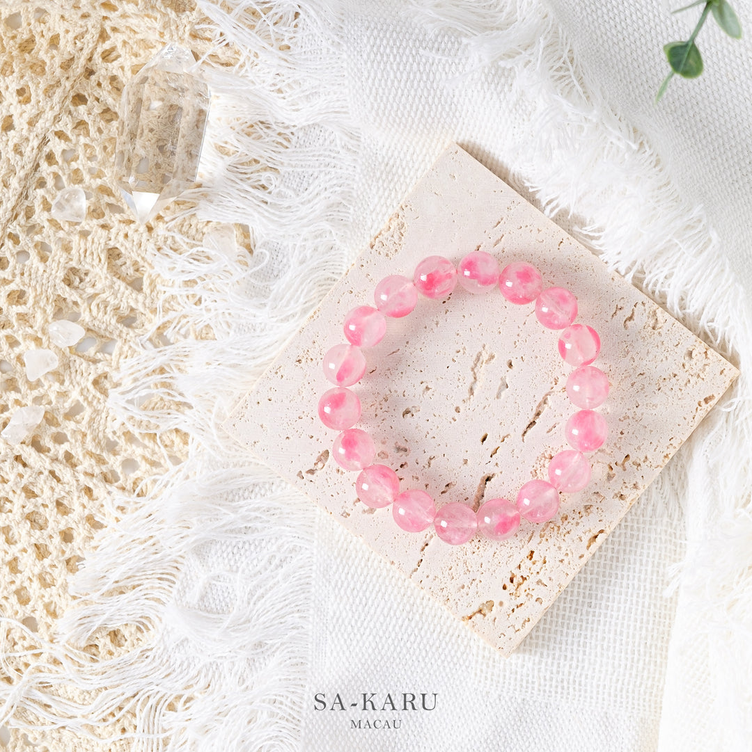 Sakura rose bracelet