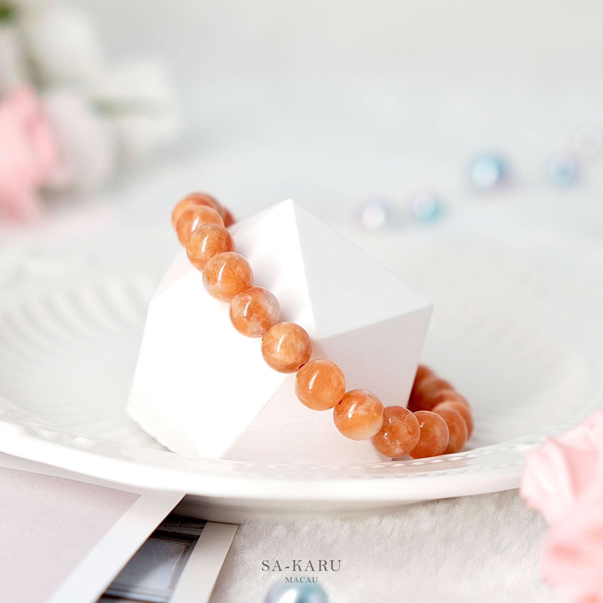 Orange on sale calcite bracelet